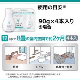 ライオン メディナース 空間除菌 【90g×4個】