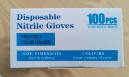 ニトリルグローブ ニトリル手袋【パウダーフリー】100枚入×30個ブルー 1箱 (Mサイズ)